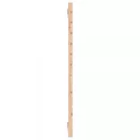 tömör fenyőfa fali fejtámla 156 x 3 x 91,5 cm