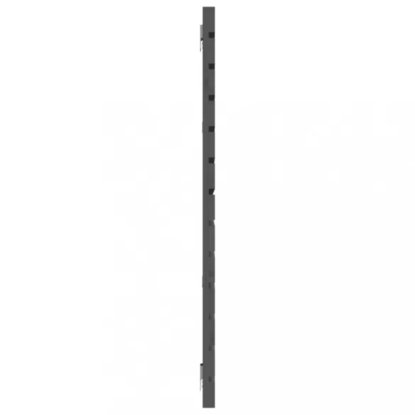 szürke tömör fenyőfa fali fejtámla 156 x 3 x 91,5 cm