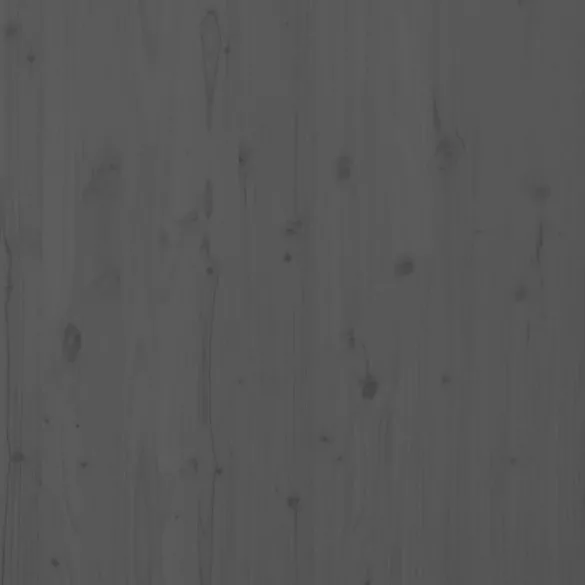 szürke tömör fenyőfa fali fejtámla 156 x 3 x 91,5 cm