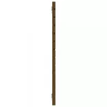 mézbarna tömör fenyőfa fali fejtámla 156 x 3 x 91,5 cm