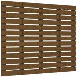 mézbarna tömör fenyőfa fali fejtámla 81 x 3 x 91,5 cm