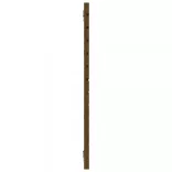 mézbarna tömör fenyőfa fali fejtámla 166 x 3 x 91,5 cm