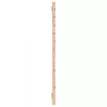 tömör fenyőfa fali fejtámla 186 x 3 x 91,5 cm