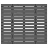 szürke tömör fenyőfa fali fejtámla 141 x 3 x 91,5 cm