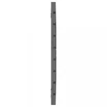 szürke tömör fenyőfa fali fejtámla 96 x 3 x 63 cm