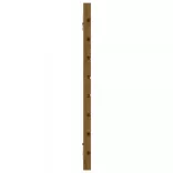 mézbarna tömör fenyőfa fali fejtámla 146 x 3 x 63 cm
