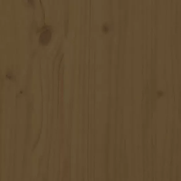 mézbarna tömör fenyőfa fali fejtámla 146 x 3 x 63 cm