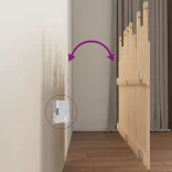 tömör fenyőfa fali fejtámla 159,5x3x80 cm