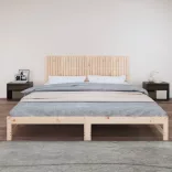 tömör fenyőfa fali fejtámla 204x3x60 cm