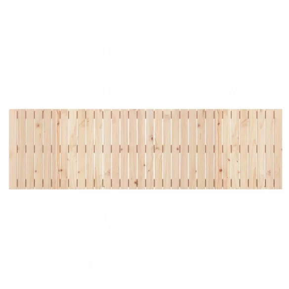 tömör fenyőfa fali fejtámla 204x3x60 cm