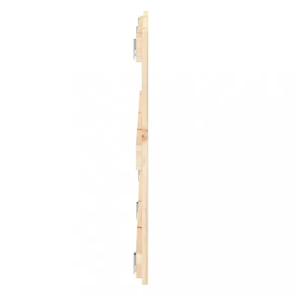 tömör fenyőfa fali fejtámla 204x3x60 cm