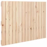 tömör fenyőfa fali fejtámla 95,5 x 3 x 60 cm