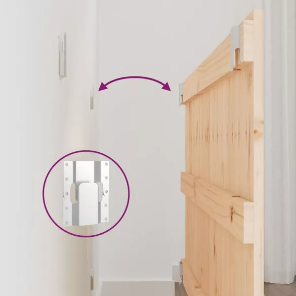 tömör fenyőfa fali fejtámla 95,5 x 3 x 60 cm