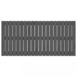 szürke tömör fenyőfa fali fejtámla 127,5 x 3 x 60 cm