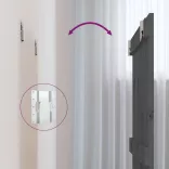 szürke tömör fenyőfa fali fejtámla 82,5 x 3 x 60 cm