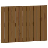 mézbarna tömör fenyőfa fali fejtámla 82,5 x 3 x 60 cm