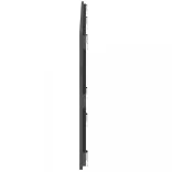 szürke tömör fenyőfa fali fejtámla 166 x 3 x 60 cm