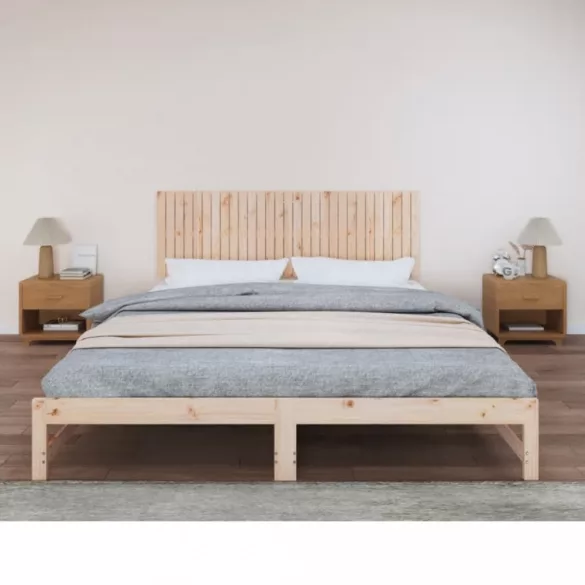 tömör fenyőfa fali fejtámla 185 x 3 x 60 cm