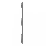 szürke tömör fenyőfa fali fejtámla 108x3x90 cm