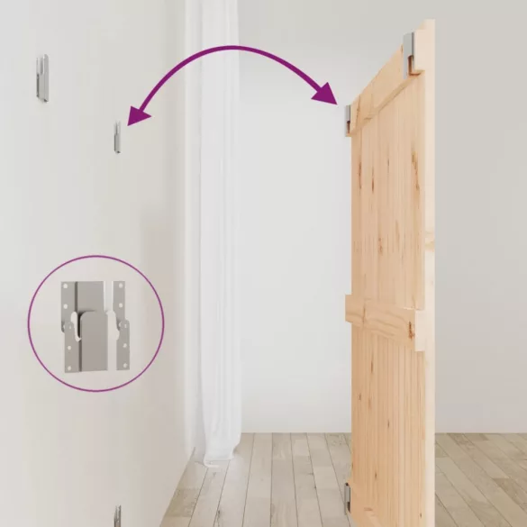 tömör fenyőfa fali fejtámla 95,5 x 3 x 90 cm