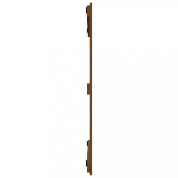 mézbarna tömör fenyőfa fali fejtámla 95,5x3x90 cm