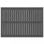 szürke tömör fenyőfa fali fejtámla 127,5 x 3 x 90 cm