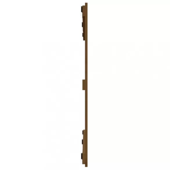 mézbarna tömör fenyőfa fali fejtámla 127,5x3x90 cm