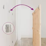 tömör fenyőfa fali fejtámla 147 x 3 x 90 cm