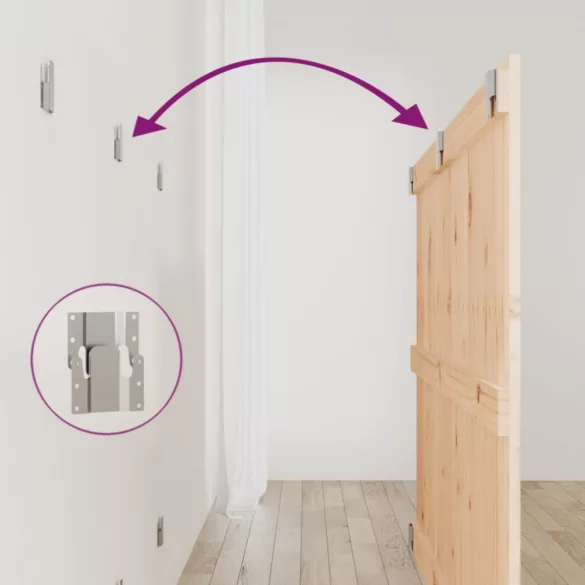 tömör fenyőfa fali fejtámla 147 x 3 x 90 cm