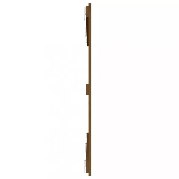 mézbarna tömör fenyőfa fali fejtámla 159,5x3x90 cm