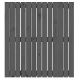 szürke tömör fenyőfa fali fejtámla 82,5x3x90 cm