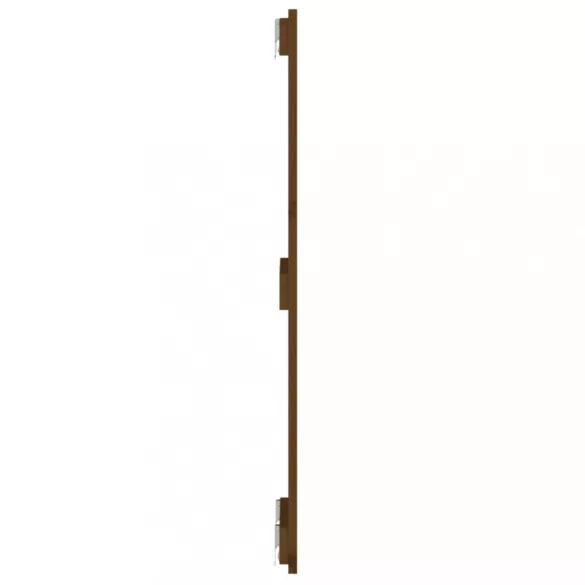 mézbarna tömör fenyőfa fali fejtámla 82,5x3x90 cm