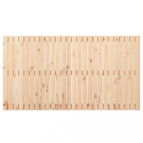 tömör fenyőfa fali fejtámla 166x3x90 cm