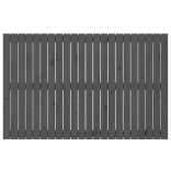 szürke tömör fenyőfa fali fejtámla 140 x 3 x 90 cm