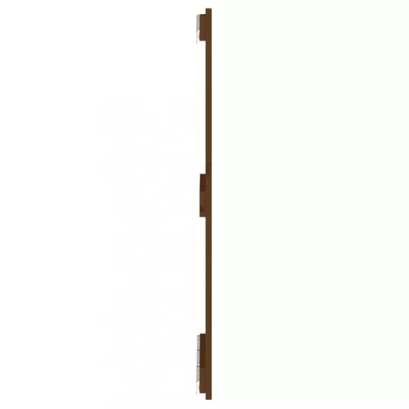 mézbarna tömör fenyőfa fali fejtámla 140x3x90 cm
