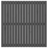 szürke tömör fenyőfa fali fejtámla 108 x 3 x 110 cm