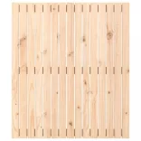 tömör fenyőfa fali fejtámla 95,5x3x110 cm