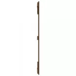 mézbarna tömör fenyőfa fali fejtámla 95,5x3x110 cm