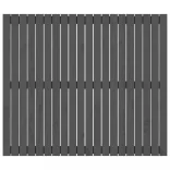 szürke tömör fenyőfa fali fejtámla 127,5x3x110 cm