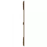 mézbarna tömör fenyőfa fali fejtámla 127,5x3x110 cm