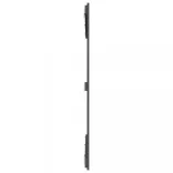 szürke tömör fenyőfa fali fejtámla 146,5x3x110 cm