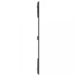 szürke tömör fenyőfa fali fejtámla 159,5x3x110 cm