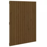 mézbarna tömör fenyőfa fali fejtámla 82,5 x 3 x 110 cm