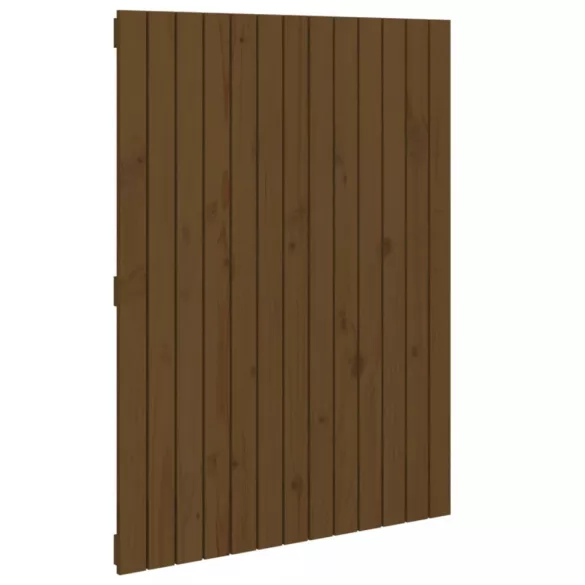 mézbarna tömör fenyőfa fali fejtámla 82,5 x 3 x 110 cm