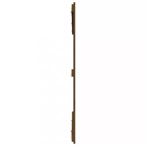 mézbarna tömör fenyőfa fali fejtámla 166 x 3 x 110 cm