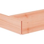 nyolcszög alakú tömör duglászfenyő homokozó ülésekkel