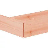 nyolcszög alakú tömör duglászfenyő homokozó ülésekkel