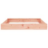 négyszögű tömör duglászfenyő homokozó ülésekkel