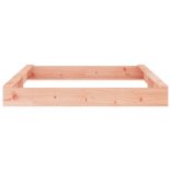 négyszögű tömör duglászfenyő homokozó ülésekkel