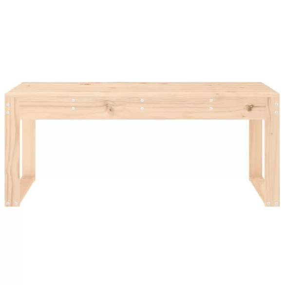 tömör fenyőfa kerti pad 110x38x45 cm